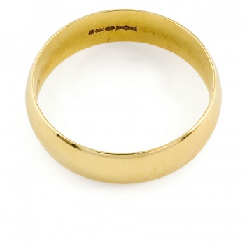 18ct gold 5.6g Wedding Ring size U